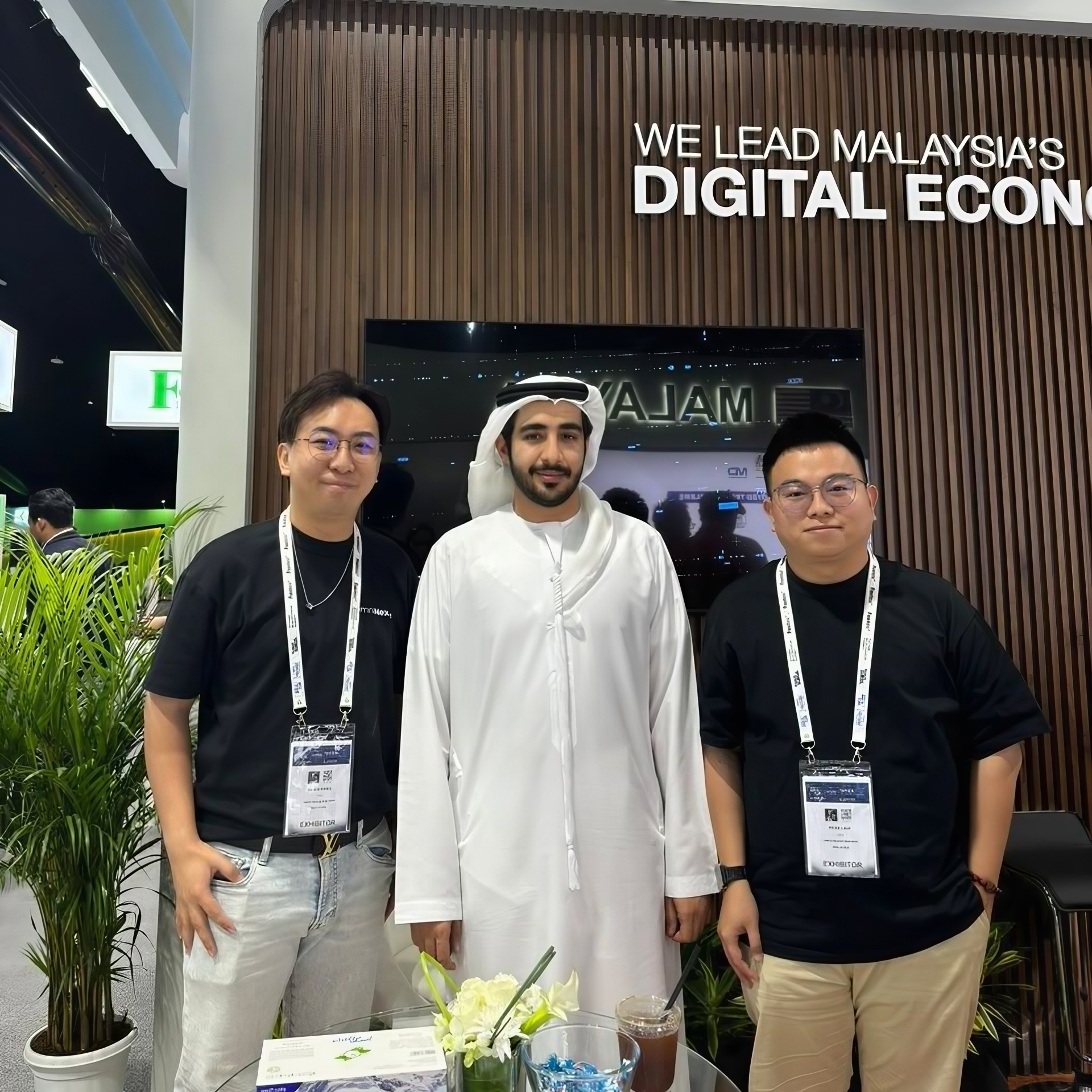 The OmniNexus team: MDEC stand